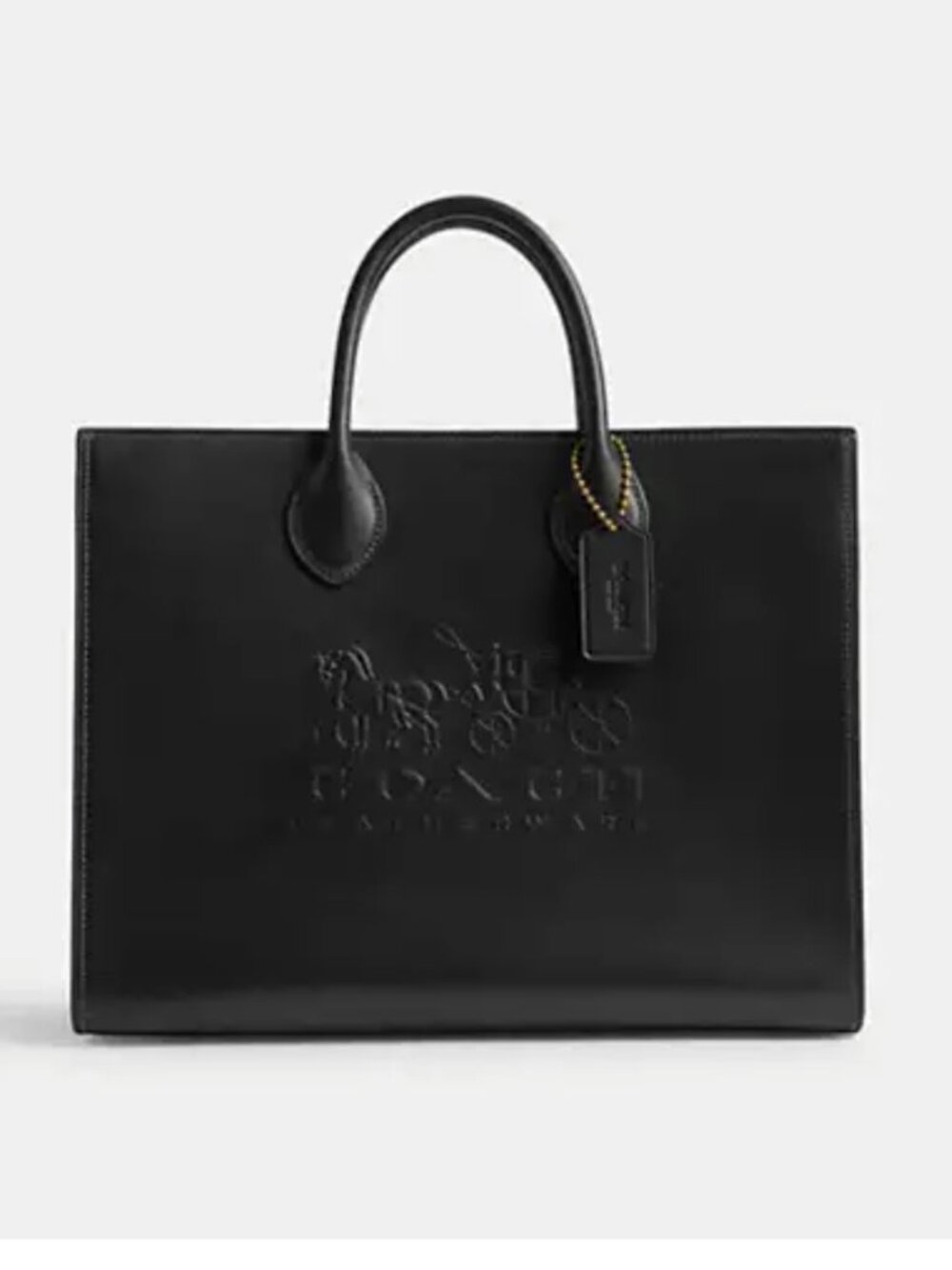 Authentic Coach Ace 26 in black calf skin leather nwt